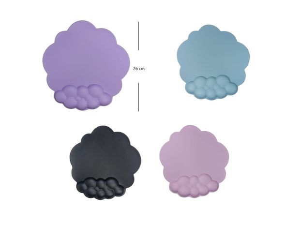 &u+ MOUSE PAD ANTIDESLIZANTE NUBE GRANDE